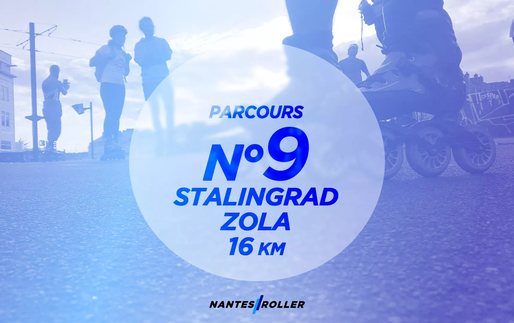 Représentation du parcours NR 09 – Stalingrad – Zola