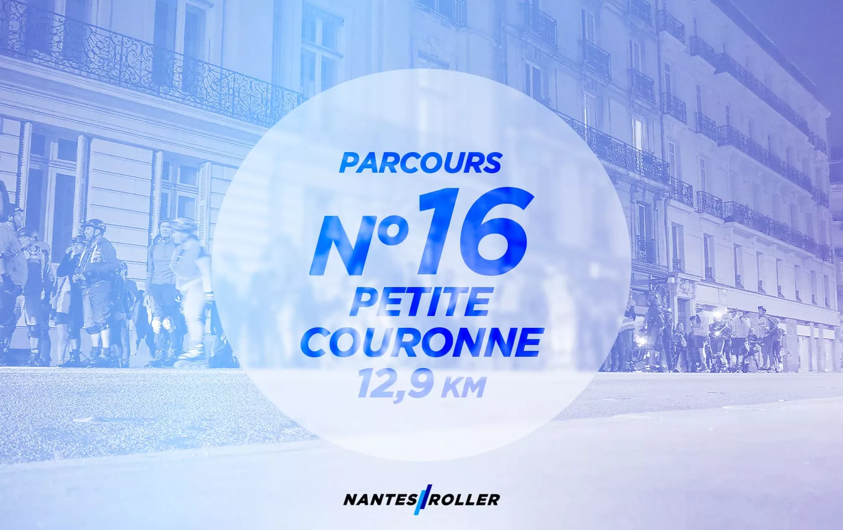 Représentation du parcours NR 16 – Petite Couronne