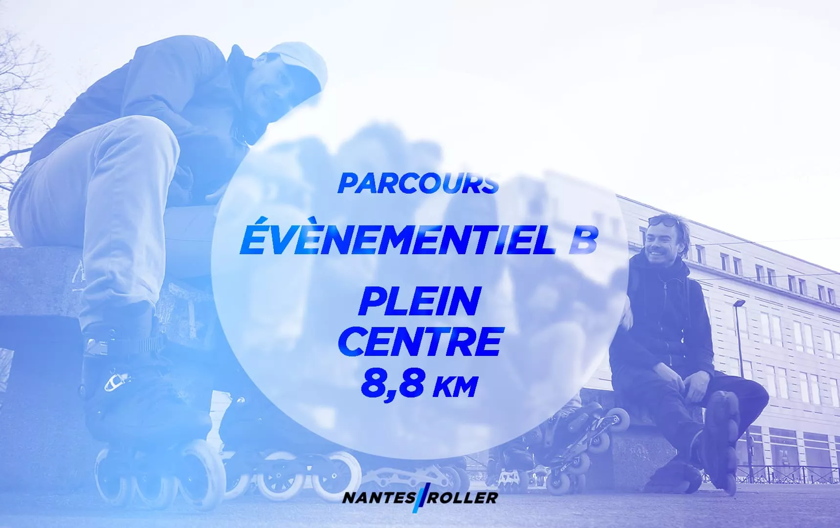 Représentation du parcours NR Événementiel B : Plein centre